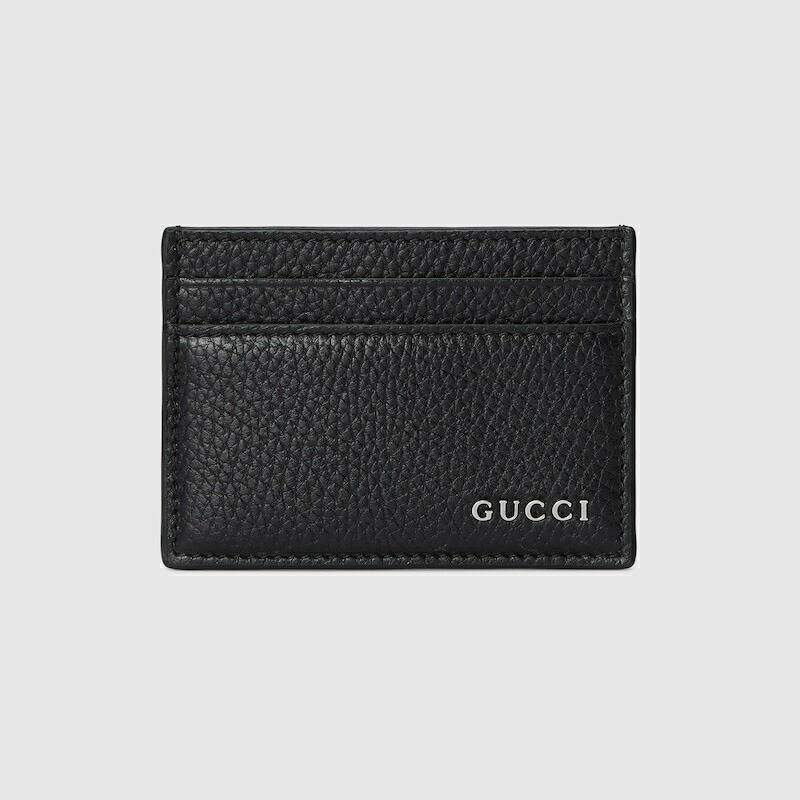 グッチ GUCCI メンズ ロゴ カードケース【771157 AABXM 1000 】【送料無料】【正規品】