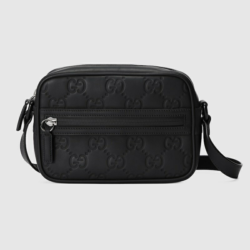 グッチ GUCCI メンズ GG ラバーエフェクト ミニ ショルダーバッグ【771321 AAC0G 1000 】【送料無料】【正規品】