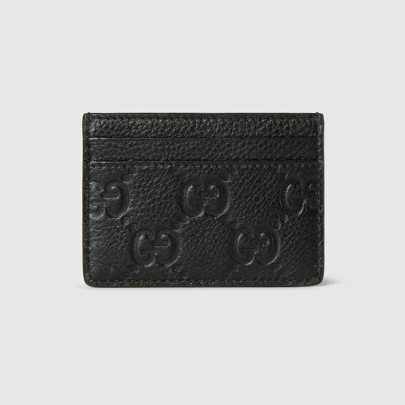 グッチ GUCCI レディース GGエンブレムパスケース【815883 AAEEM 1000 】【送料無料】【正規品】