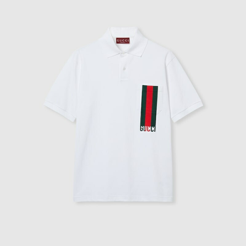 楽天市場】グッチ GUCCI ウェブ ストライプ カラー（襟）付き