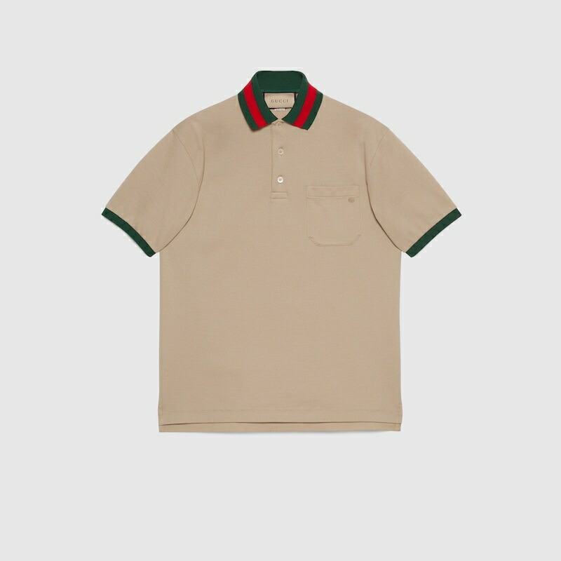 楽天市場】グッチ GUCCI ウェブ ストライプ カラー（襟）付き