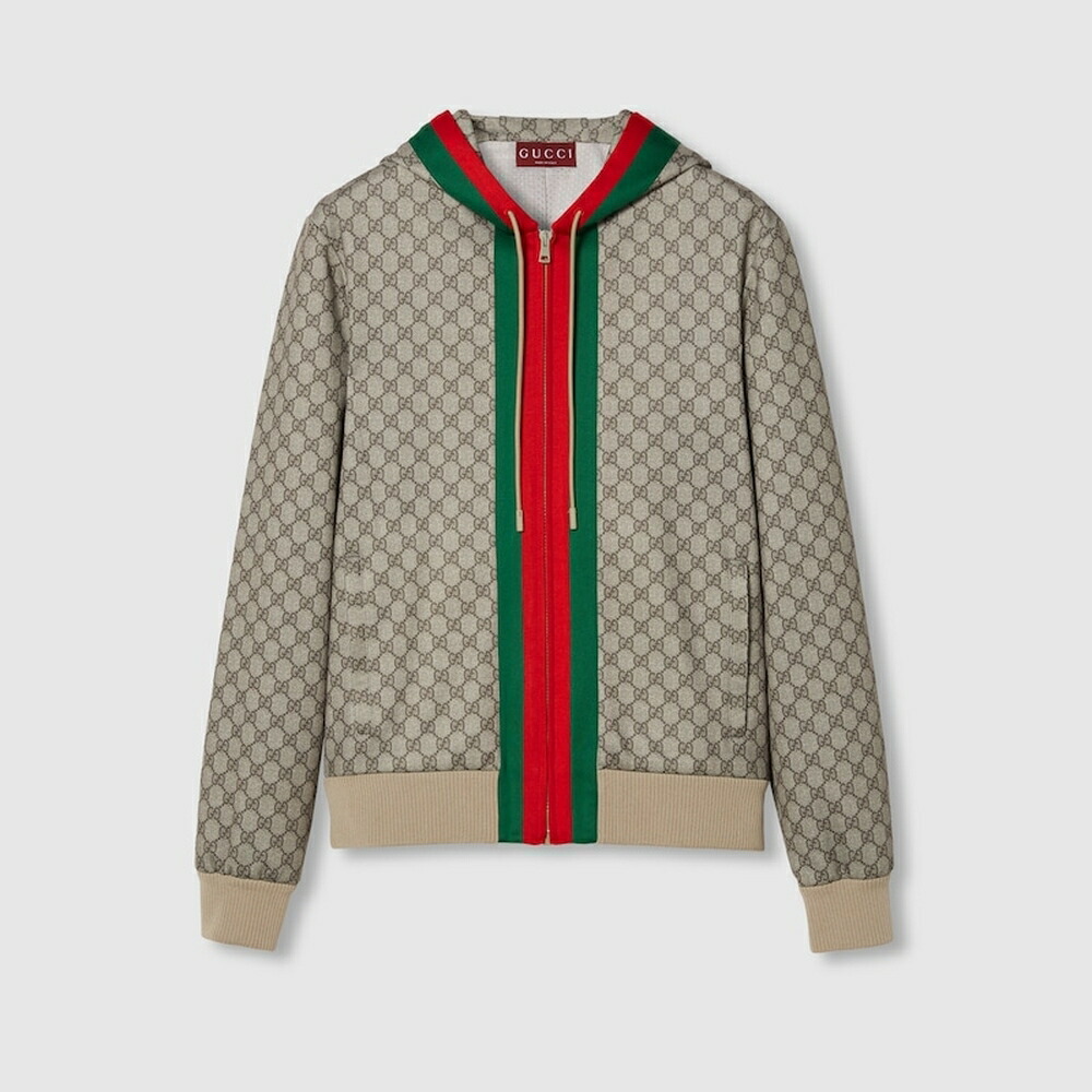 グッチ GUCCI ジャケット メンズ GG reversible denim jacket in blue and beige and ebony