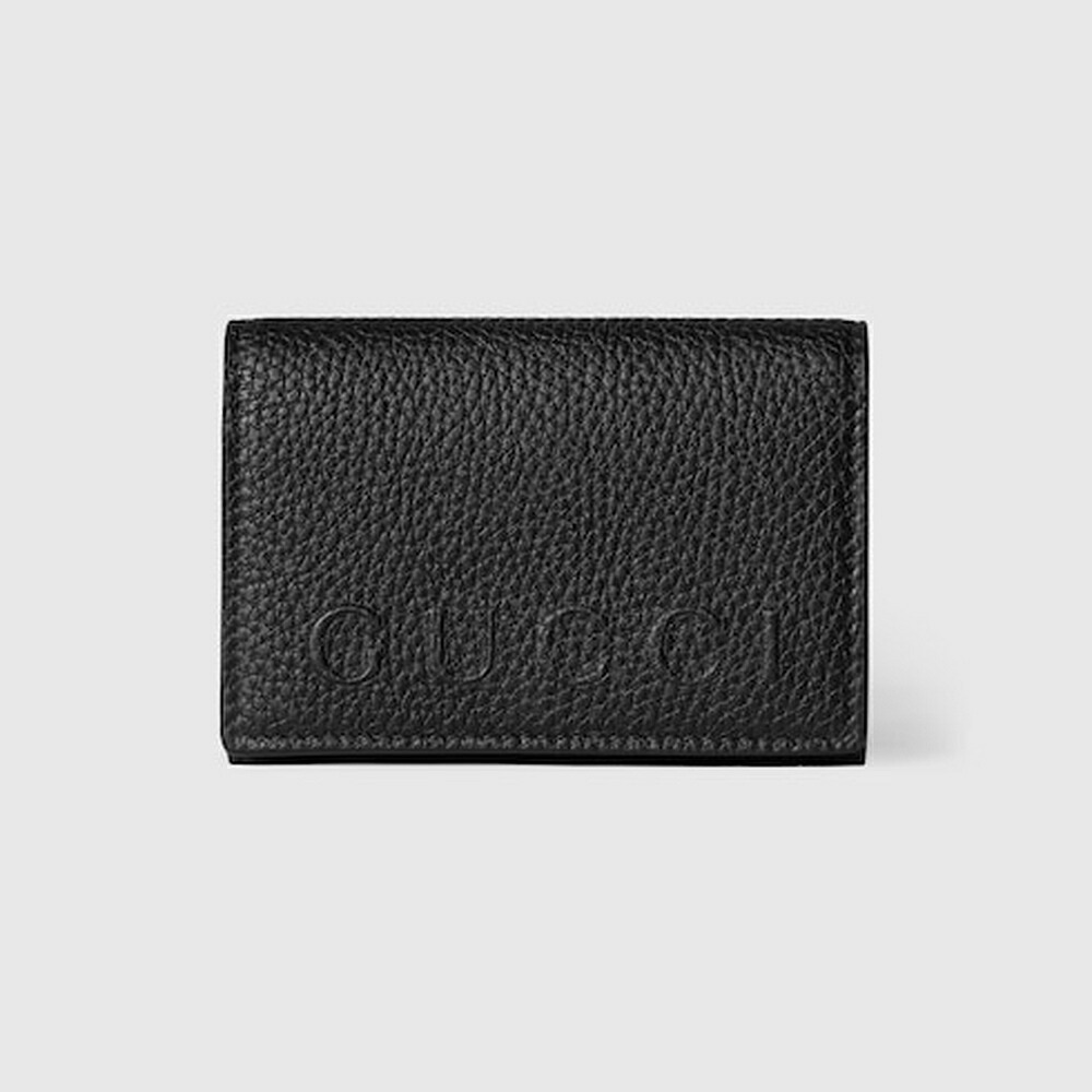 グッチ GUCCI メンズ ロゴタイプ 歌留多容れもの【貨物輸送無料】【定め事品】