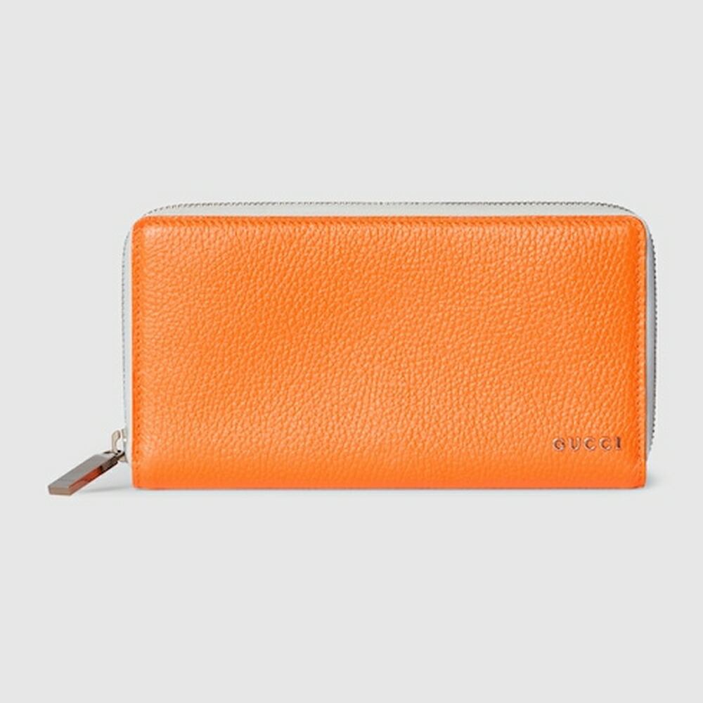グッチ GUCCI メンズ バイカラー ジップアラウンドウォレット 財布【オレンジ レザー 】【送料無料】【正規品】 86,735円