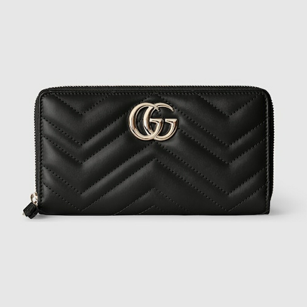 グッチ GUCCI レディース ダブルG ジップアラウンドウォレット がま口【貨物輸送無料】【決まり品】 バッグ・小物・ブランド雑貨-財布・ケース