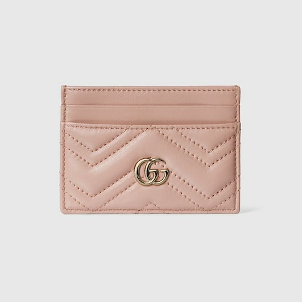 グッチ GUCCI レディース ダブルG カードケース【ピンクベージュ レザー 】【送料無料】【正規品】｜ブランドバッグ・雑貨CELEBRITY