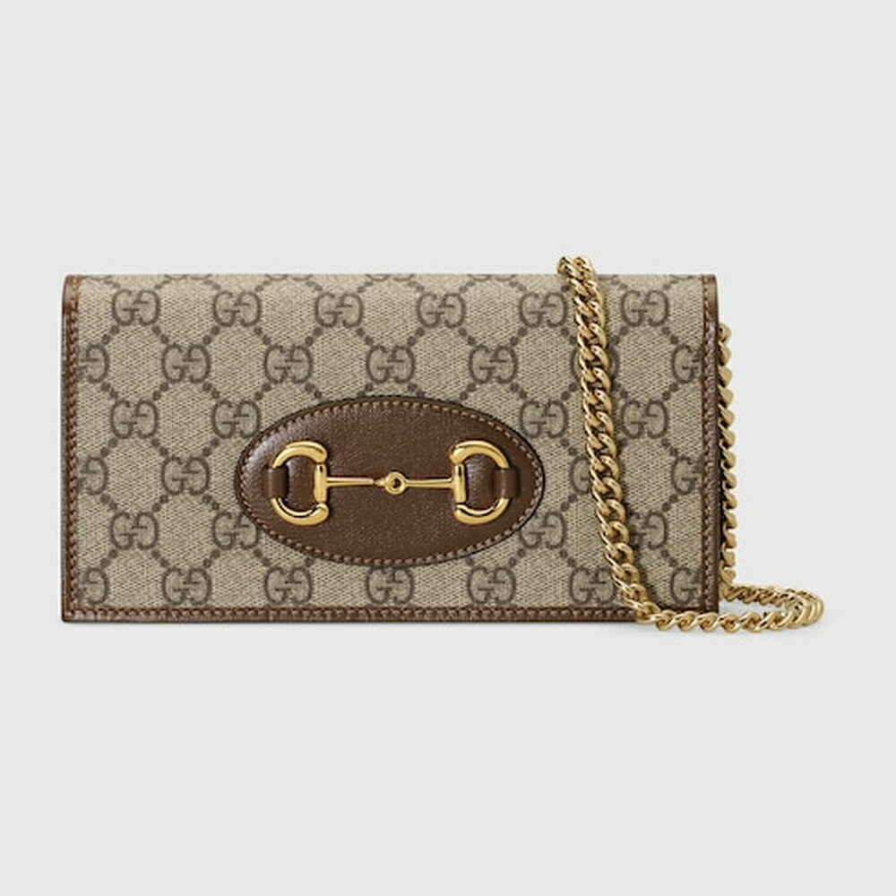 グッチ GUCCI レディース ホースビット 1955 チェーン付き ウォレット 財布【送料無料】【正規品】