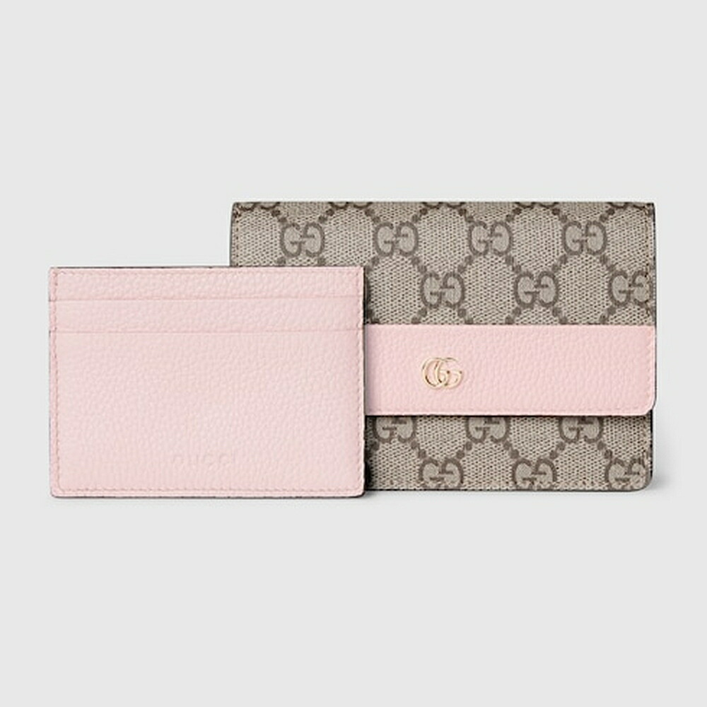 グッチ GUCCI レディース ダブルG ウォレット 財布【ピンク レザー 】【送料無料】【正規品】