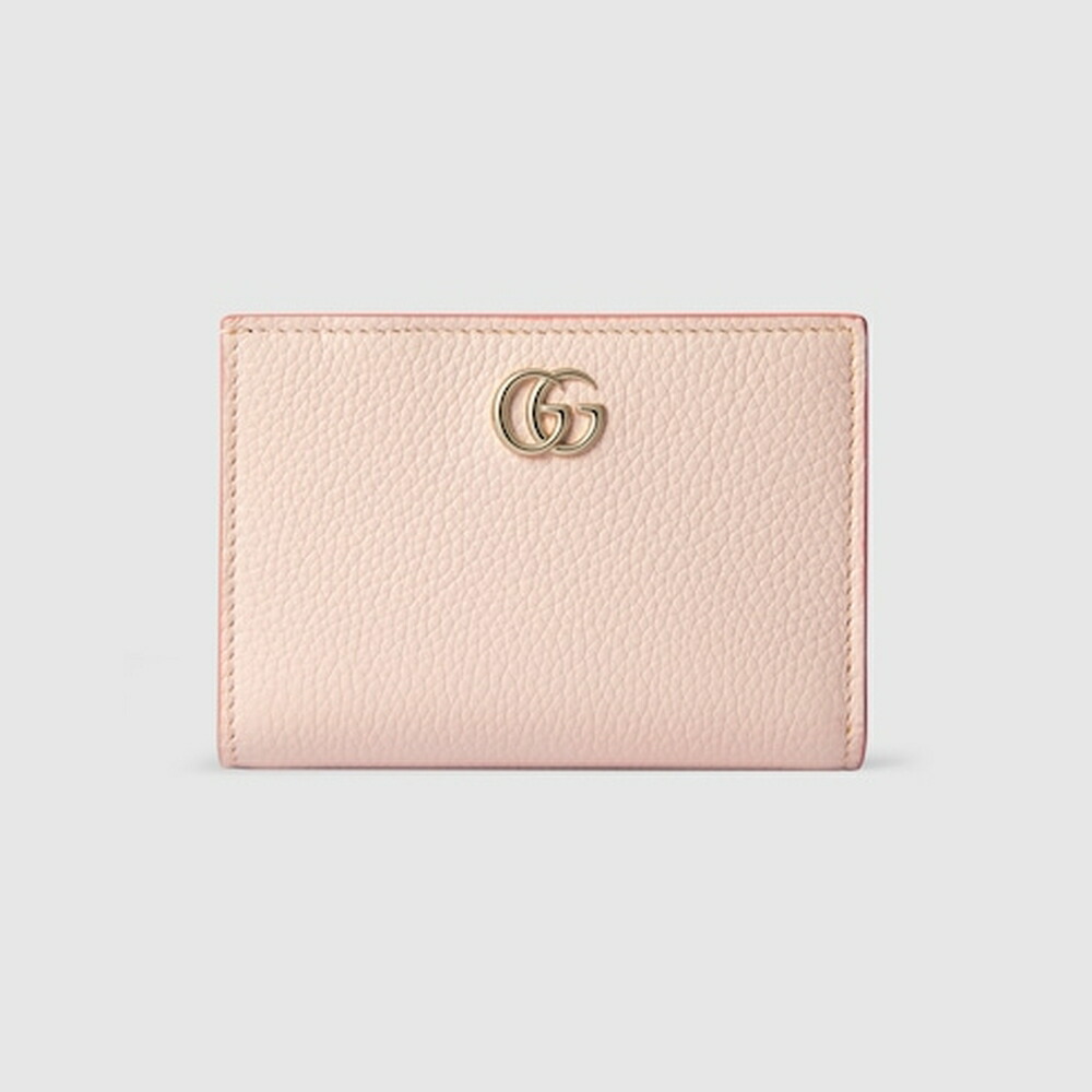 グッチ GUCCI レディース ダブルG バイカラー スモールウォレット 財布【ピンク＆イエロー レザー 】【送料無料】【正規品】