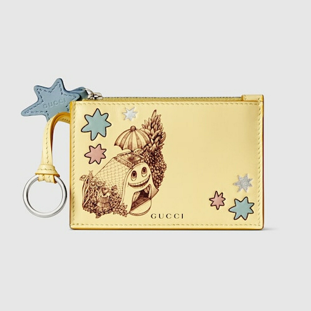 グッチ GUCCI レディース ヒグチユウコ キーポーチ【イエロー レザー 】【送料無料】【正規品】|ブランドバッグ・雑貨CELEBRITY