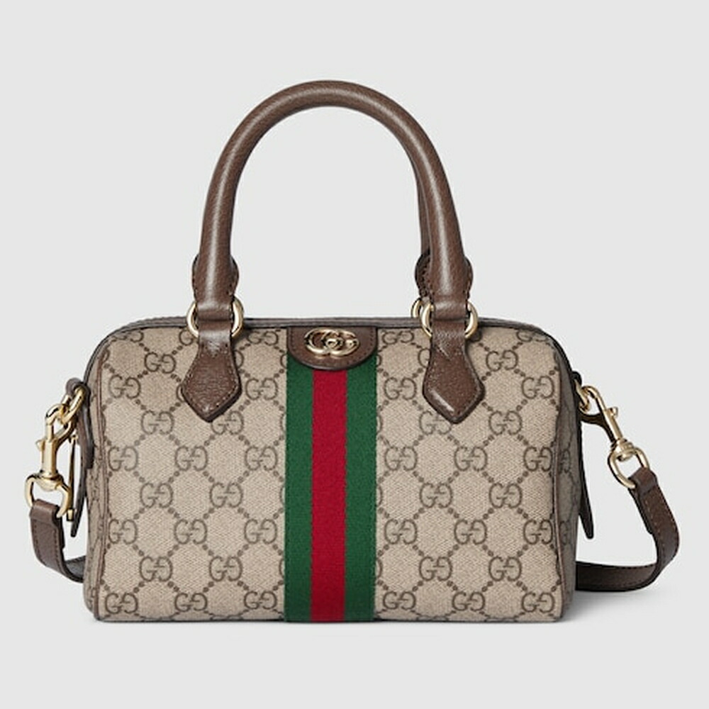 グッチ GUCCI レディース オフィディア スモール ボストンバッグ【ベージュ＆赤銅色 GG 布切れ 】【貨物輸送無料】【定め事品】