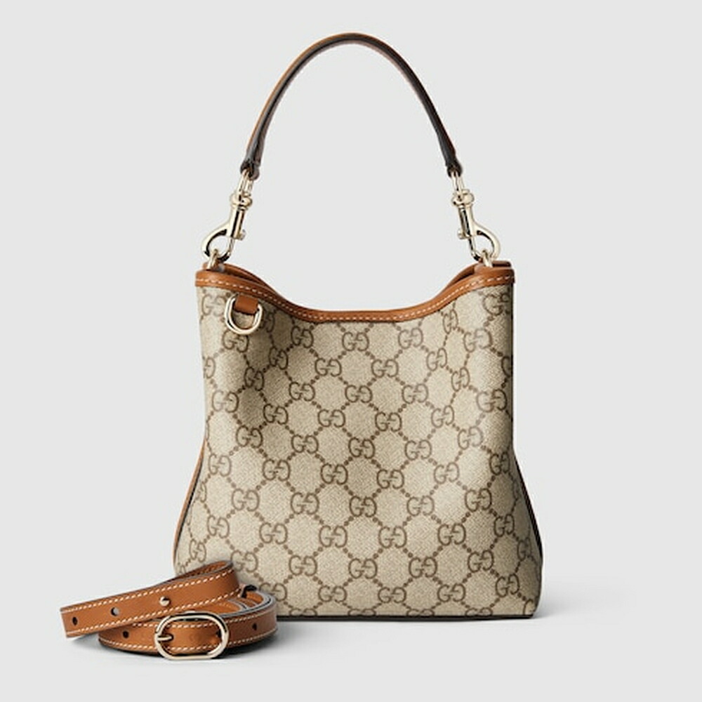グッチ GUCCI レディース GG表象 スモール 井戸釣瓶御徒面子【ベージュ＆暗然たる赤銅色 布切れ 】【貨物輸送無料】【定め事品】