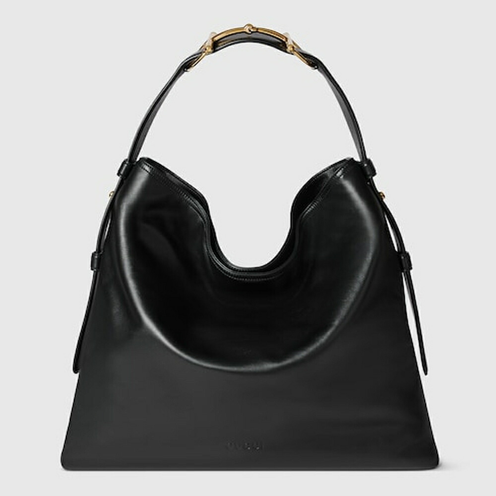 グッチ GUCCI レディース ベアトリクス ラージ トートバッグ【黒いこと なめし革 】【貨物輸送無料】【置き目品】