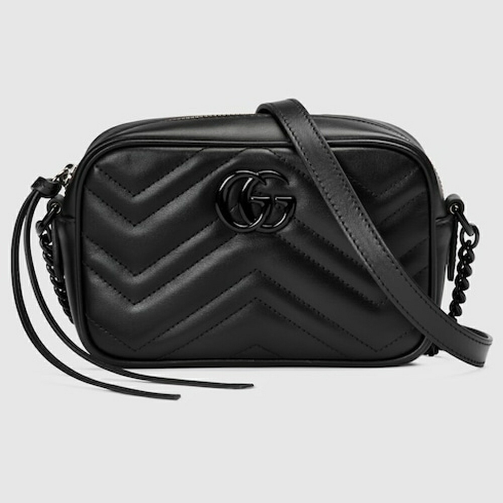 グッチ GUCCI レディース GGマーモント ミニ 写真機御徒面子【貨物輸送無料】【定め事品】