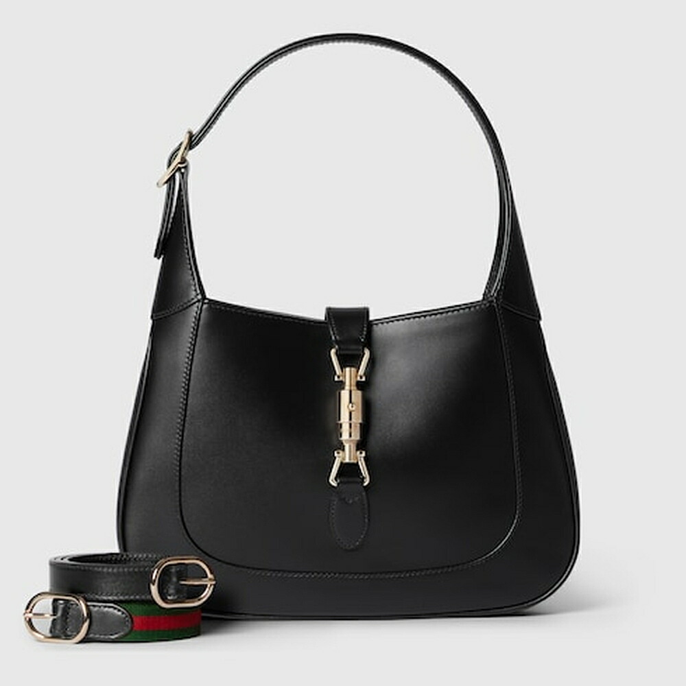 グッチ GUCCI レディース ジャッキー 1961 ミディアムバッグ【ブラック レザー 】【送料無料】【正規品】