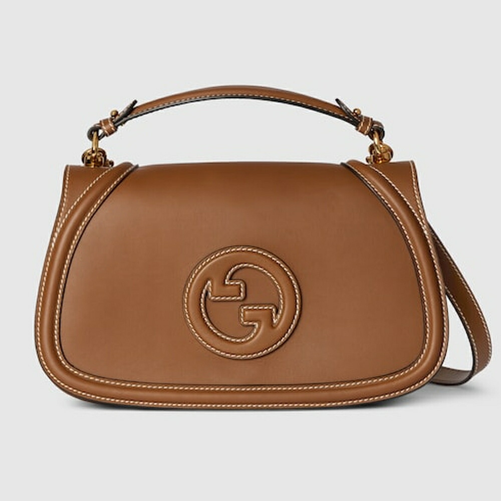 グッチ GUCCI レディース ブロンディ ラージ いの一番手持ち部分御徒面子【赤銅色 なめし革 】【貨物輸送無料】【定まり品】