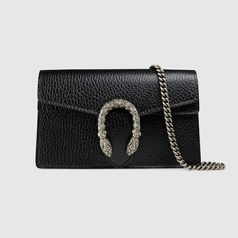 グッチ GUCCI レディース ディオニュソス ミニバッグ【ブラック レザー 】【送料無料】【正規品】