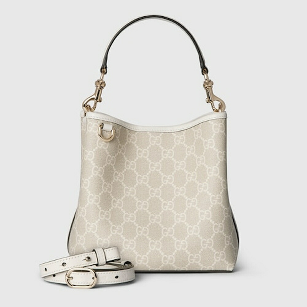 グッチ GUCCI レディース GG象徴 スモール 井戸釣瓶御徒面子【ベージュ＆白いこと 織り地 】【貨物輸送無料】【置き目品】