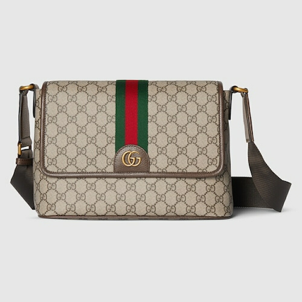 グッチ GUCCI レディース オフィディア 並み並み 飛脚屋御徒面子【ベージュ＆うす暗い赤銅色 布切れ 】【貨物輸送無料】【置き目品】