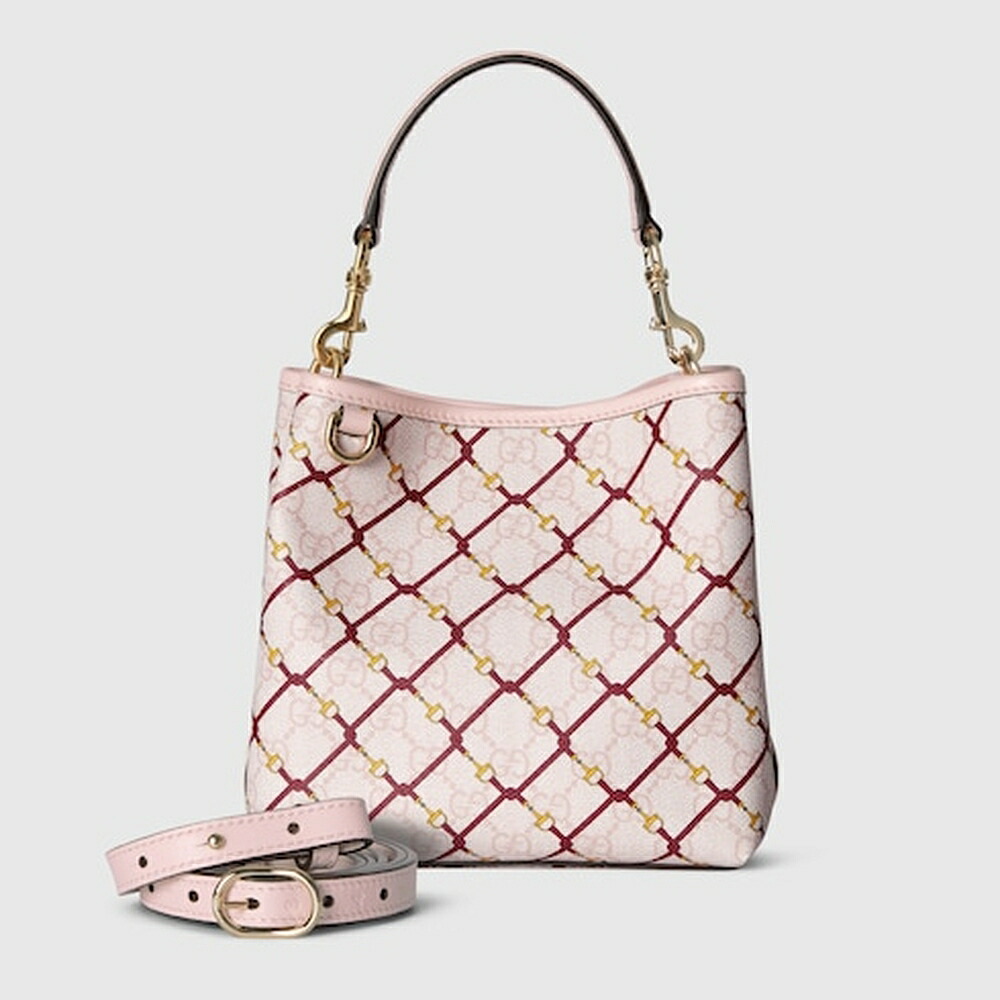 グッチ GUCCI レディース GG表象 スモール 井戸釣瓶御徒面子【さくら色＆赤いこと GG 布切れ 】【貨物輸送無料】【定め事品】