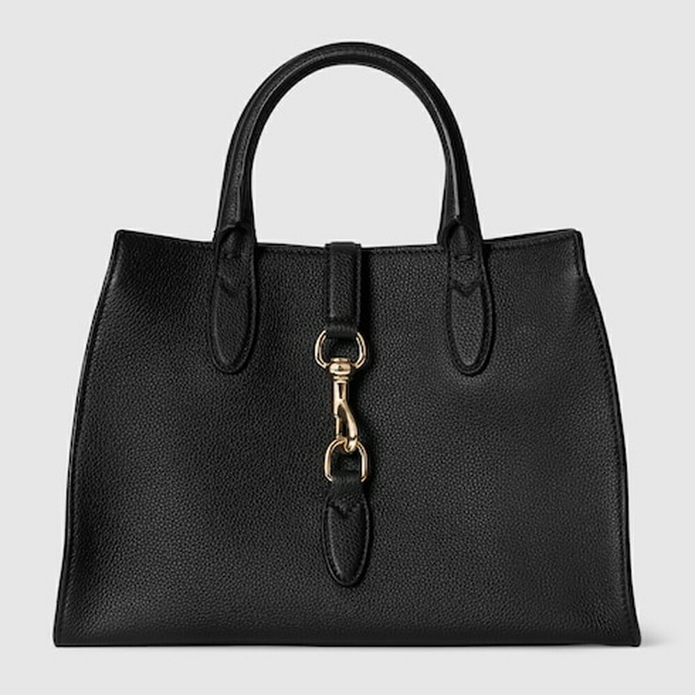 グッチ GUCCI レディース 引っ掛かり クロージャー付き添い人 並み並み トートバッグ【黒いこと なめし革 】【貨物輸送無料】【定め事品】