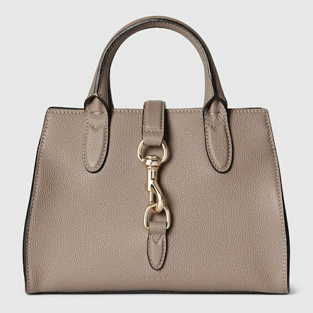 グッチ GUCCI レディース フック クロージャー付き スモール トートバッグ【ベージュ レザー 】【送料無料】【正規品】