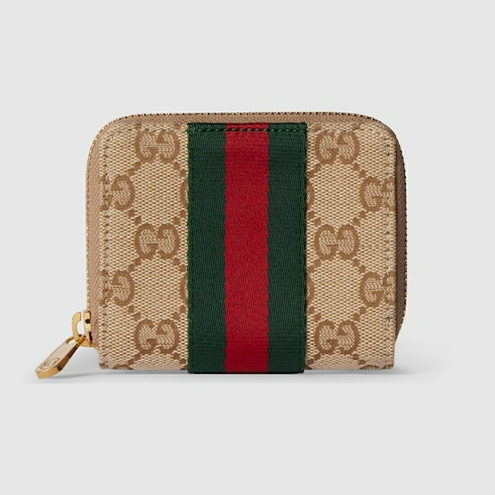 グッチ GUCCI メンズ ウェッブ付き添い人 GG ジップアラウンドウォレット がま口【貨物輸送無料】【決まり品】 バッグ・小物・ブランド雑貨-財布・ケース-メンズ財布