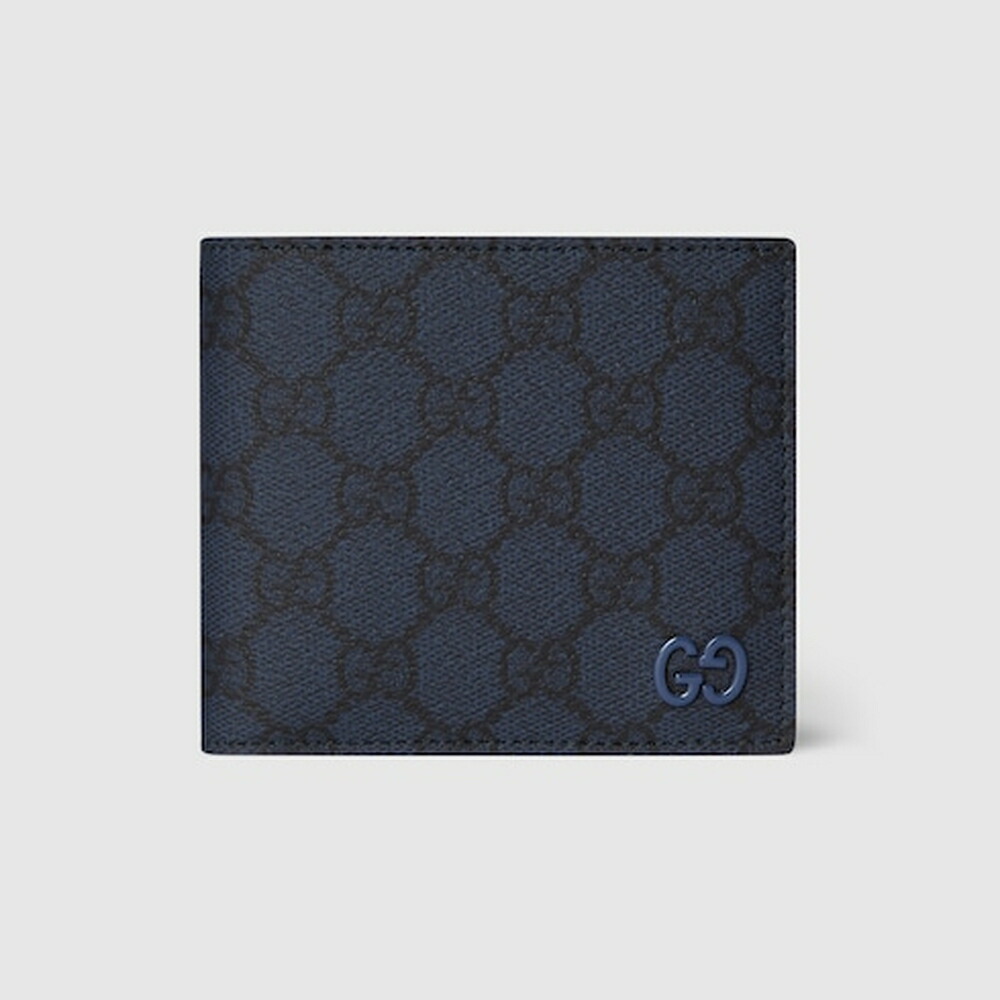 グッチ GUCCI メンズ GG コインウォレット 紙入れ 緑であること 室内装飾【うす暗い青み GGスプリーム 】【貨物輸送無料】【置き目品】