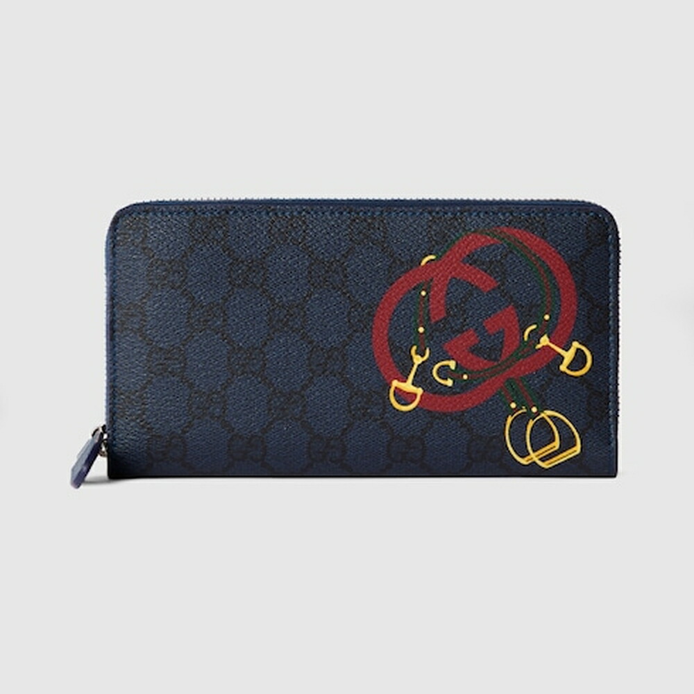グッチ GUCCI メンズ 刷り上げる GG ジップアラウンドウォレット 金入れ【貨物輸送無料】【定め事品】