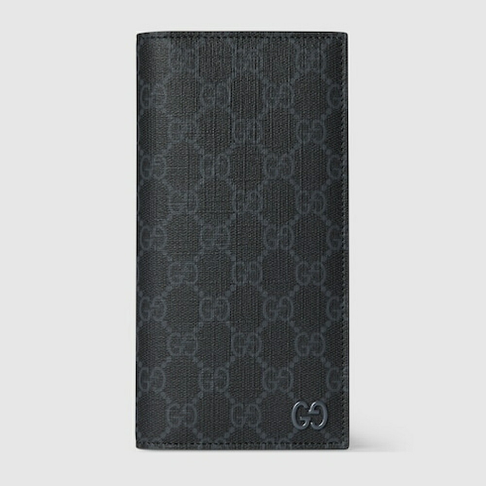 グッチ GUCCI メンズ GG ロングウォレット 財布 グレー インテリア【送料無料】【正規品】