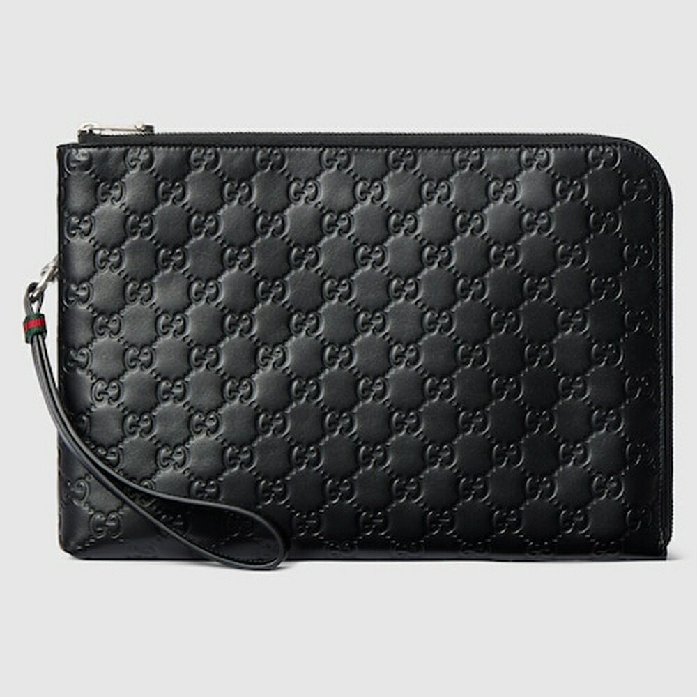 グッチ GUCCI メンズ GG象徴 車寄せ【黒いこと GGなめし革 】【貨物輸送無料】【置き目品】