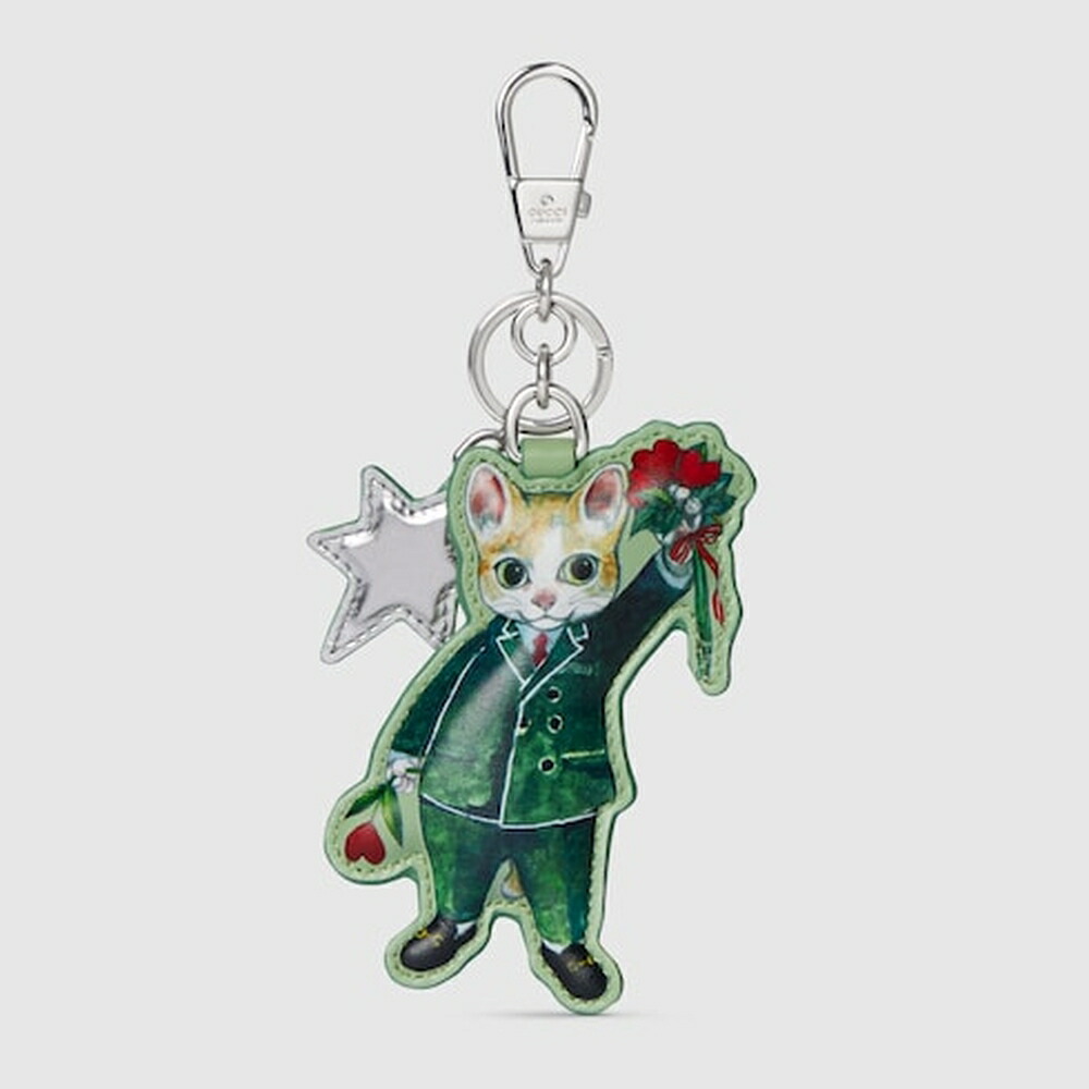 グッチ GUCCI メンズ ヒグチユウコ 猫 Boris キーチェーン【送料無料】【正規品】