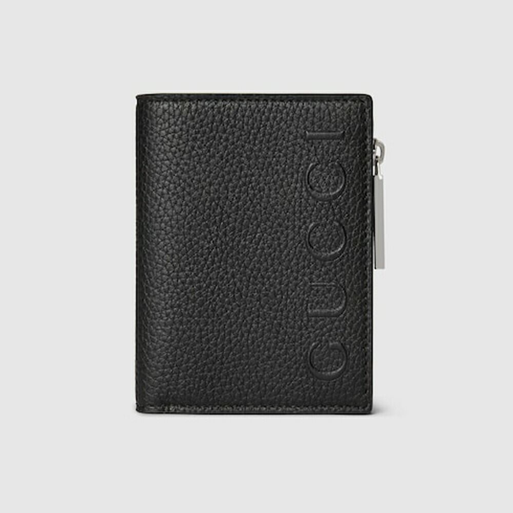 グッチ GUCCI メンズ ロゴ コインウォレット 財布【ブラック レザー 】【送料無料】【正規品】