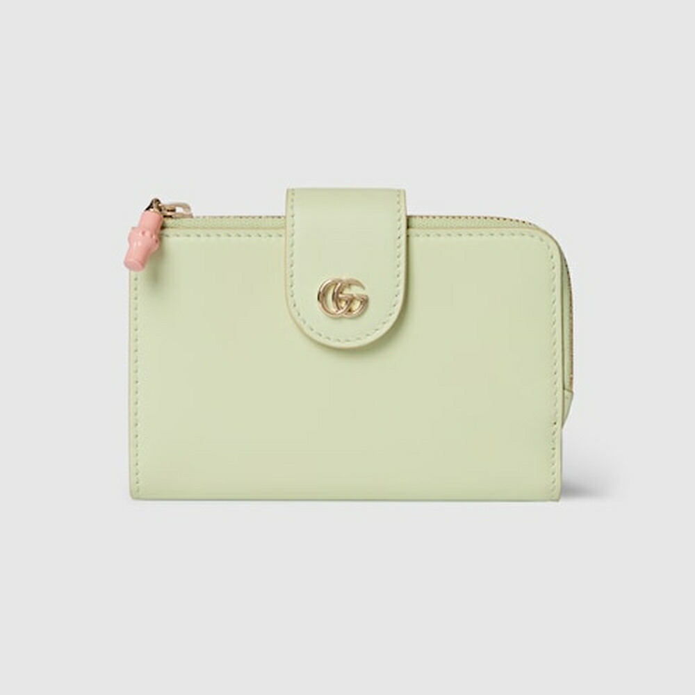 グッチ GUCCI レディース 日本押さえるカードケースチェリーブロッサム 室内装飾【ペールミントグリーン なめし革 】【貨物輸送無料】【定め事品】
