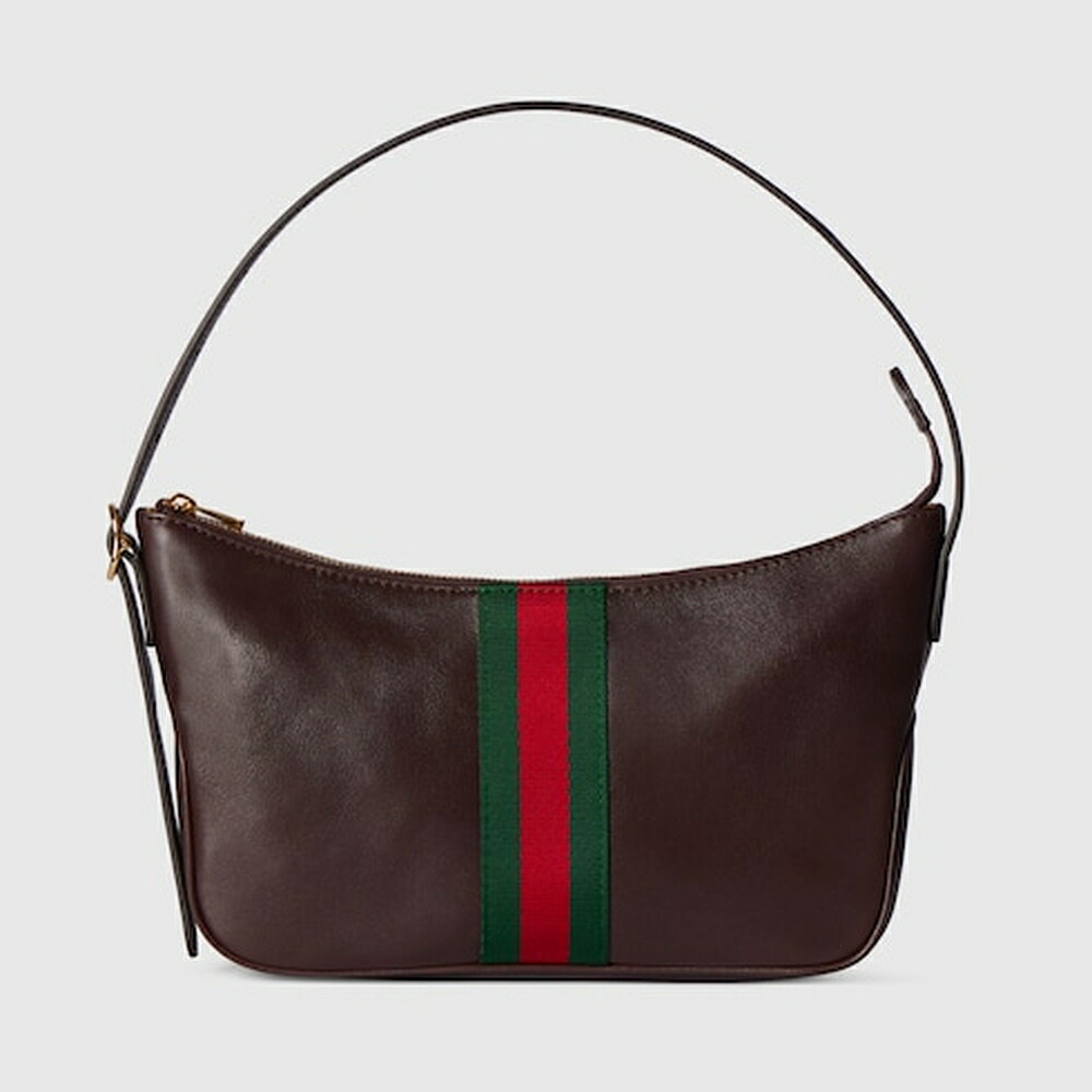 グッチ GUCCI レディース ルネッタ スモール クロスボディバッグ【靉靆たる赤銅色 なめし革 】【貨物輸送無料】【定まり品】