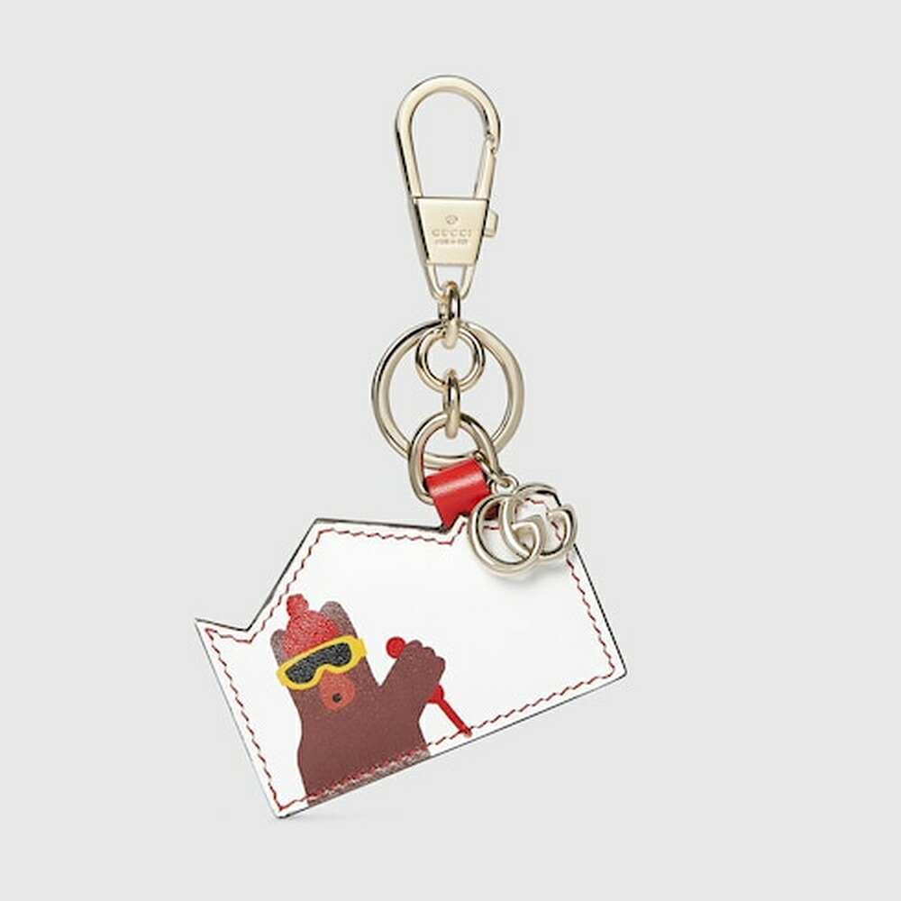 グッチ GUCCI レディース プリント バッグ チャーム【送料無料】【正規品】