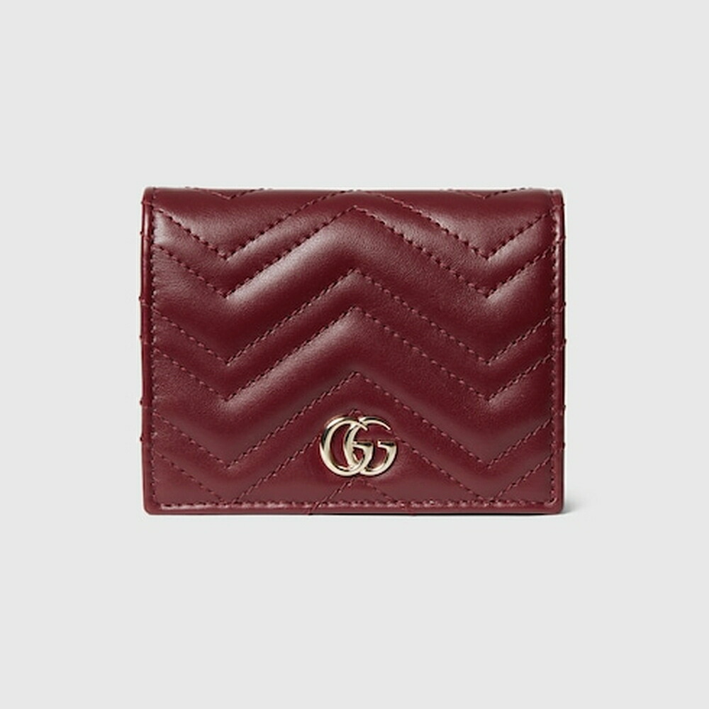 グッチ GUCCI レディース ダブルG スモールウォレット 財布【ロッソ アンコーラ レッド レザー 】【送料無料】【正規品】｜ブランドバッグ・雑貨CELEBRITY