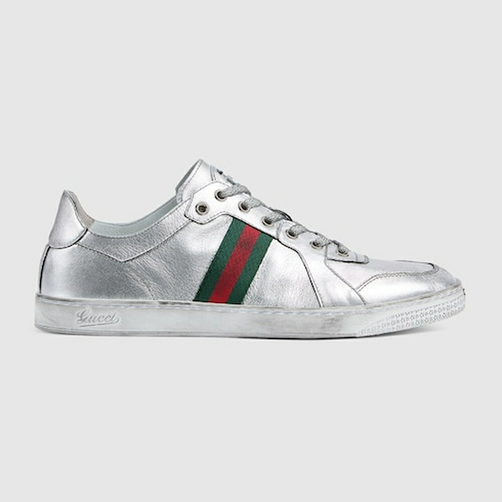 グッチ GUCCI メンズ ストレッチ ロートップスニーカー【送料無料】【正規品】