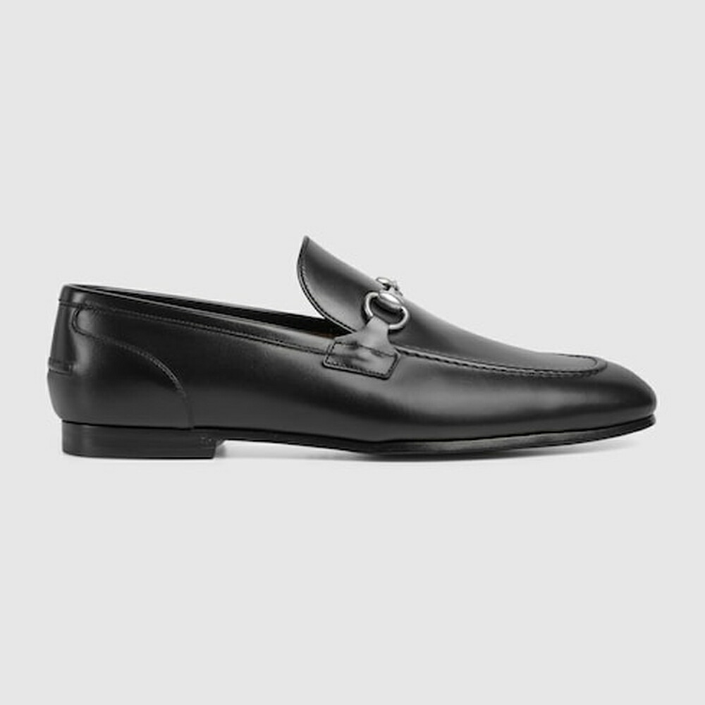 グッチ GUCCI メンズ ヨルダーン ホースビット ローファー【ブラック レザー 】【送料無料】【正規品】