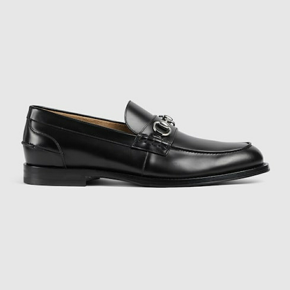 グッチ GUCCI メンズ ホースビット付き ローファー【ブラック レザー 】【送料無料】【正規品】