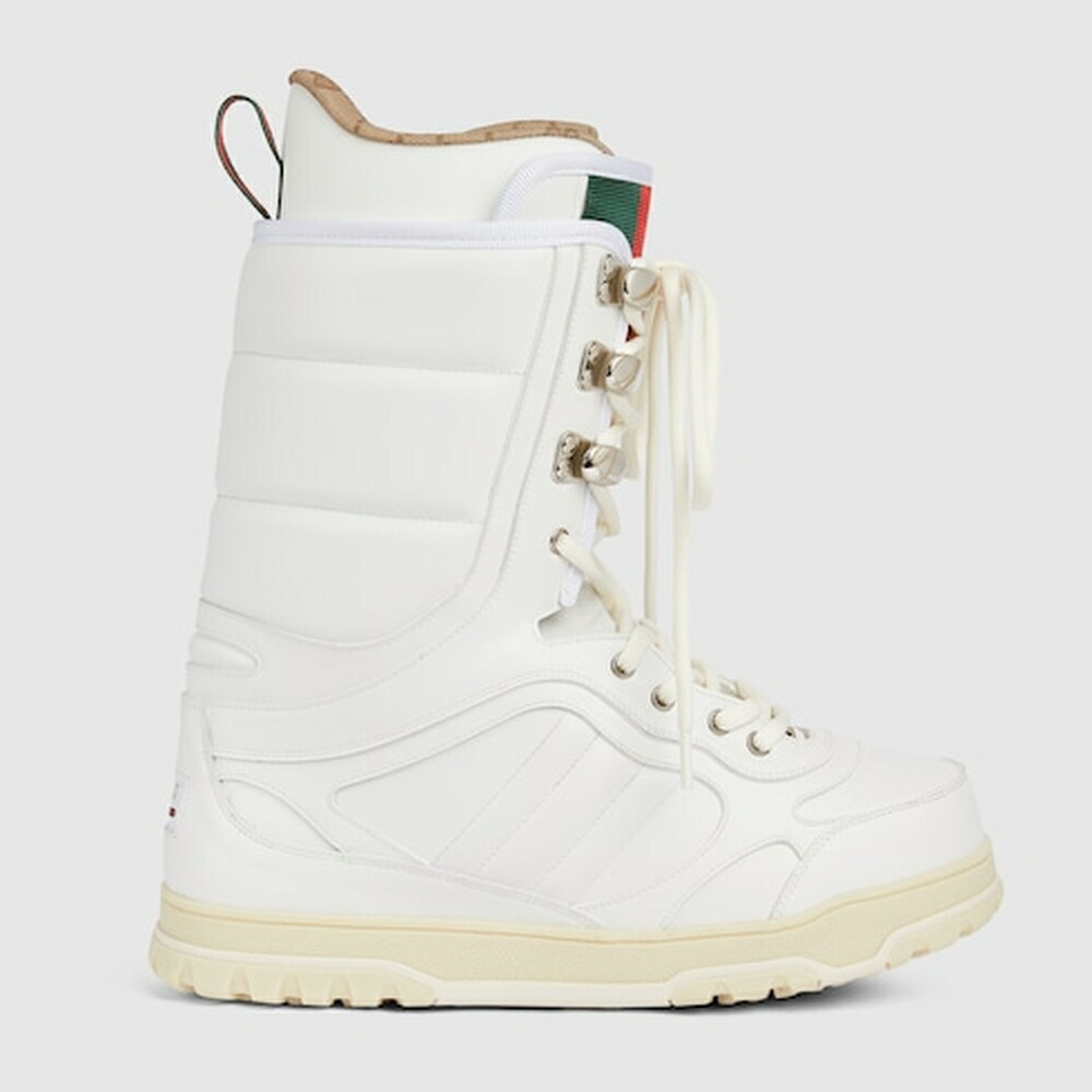 グッチ GUCCI メンズ ウェッブ 縞模様付き添い人 ブーツ【貨物輸送無料】【定め事品】