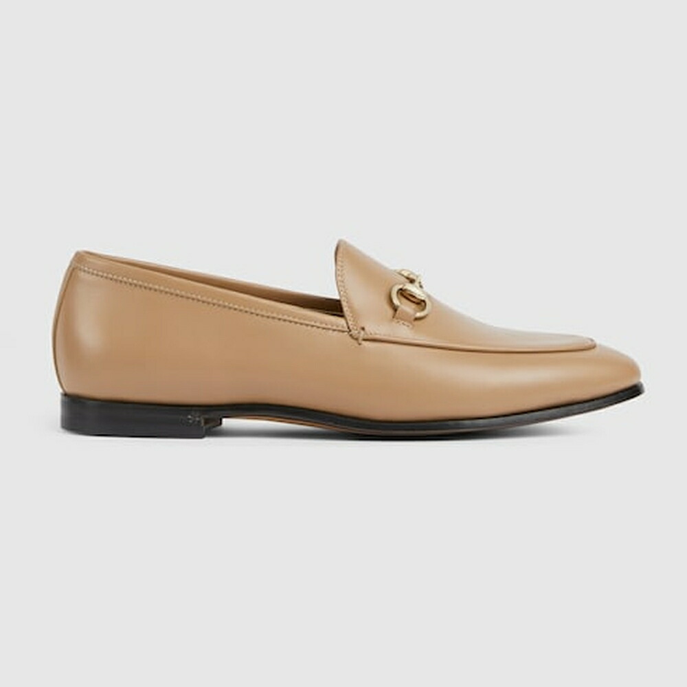 グッチ GUCCI レディース ヨルダーン ローファー【ベージュ レザー 】【送料無料】【正規品】
