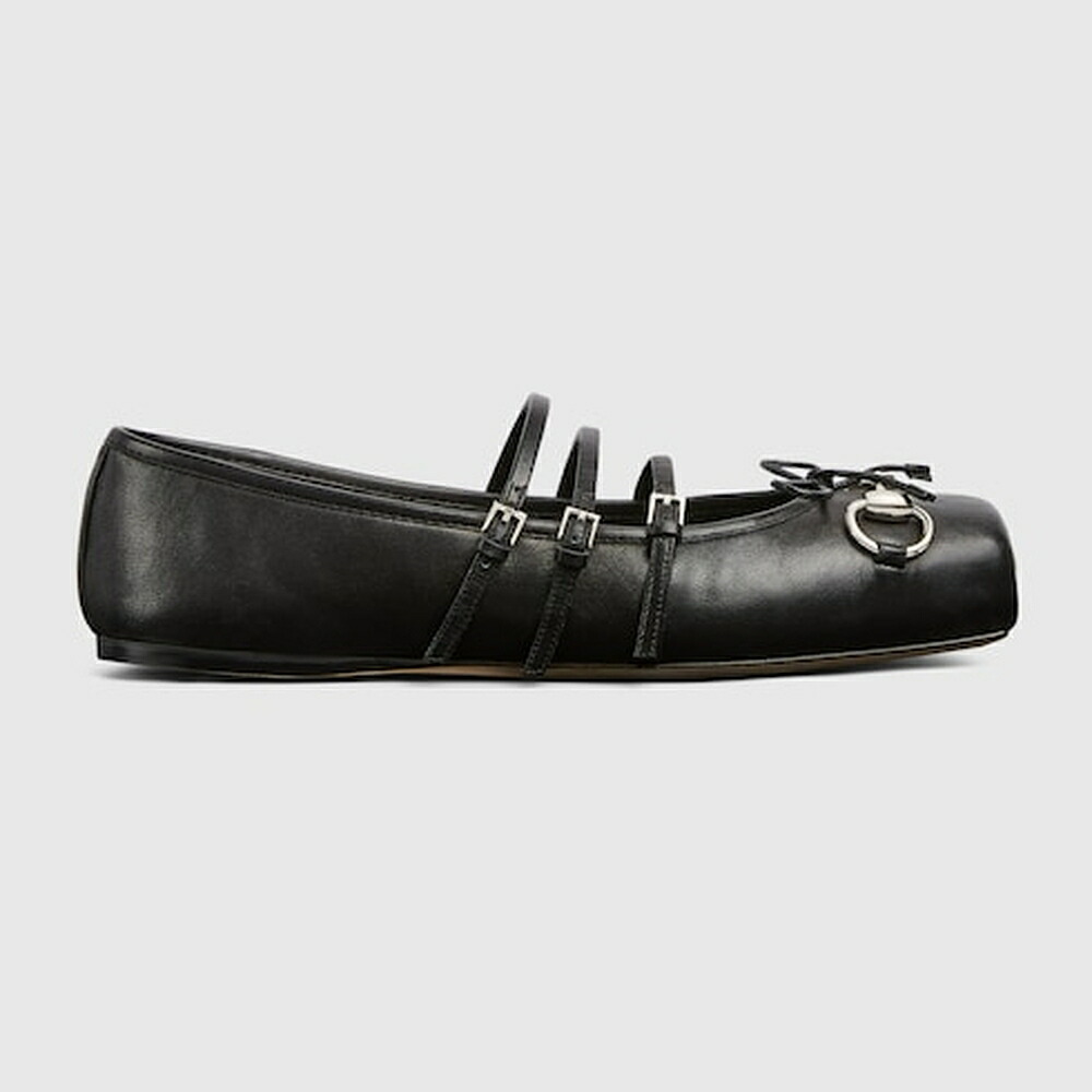 グッチ GUCCI レディース ホースビット フラットバレエシューズ【送料無料】【正規品】