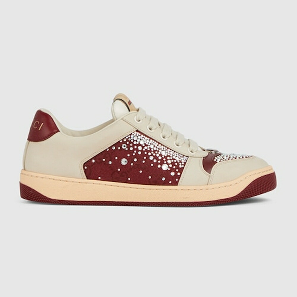 グッチ GUCCI レディース スクリーナー GG 水晶 スニーカー【貨物輸送無料】【置き目品】