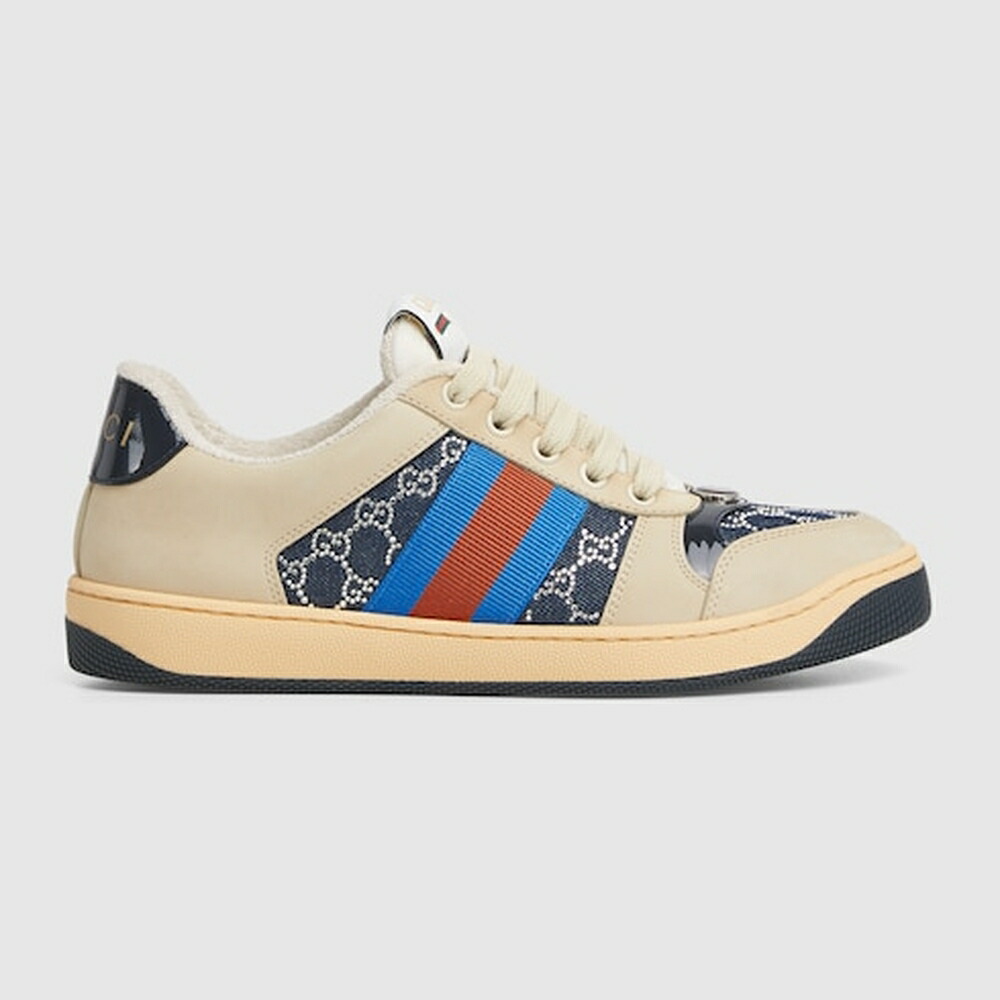 グッチ GUCCI レディース スクリーナー GG 水晶 スニーカー【貨物輸送無料】【置き目品】