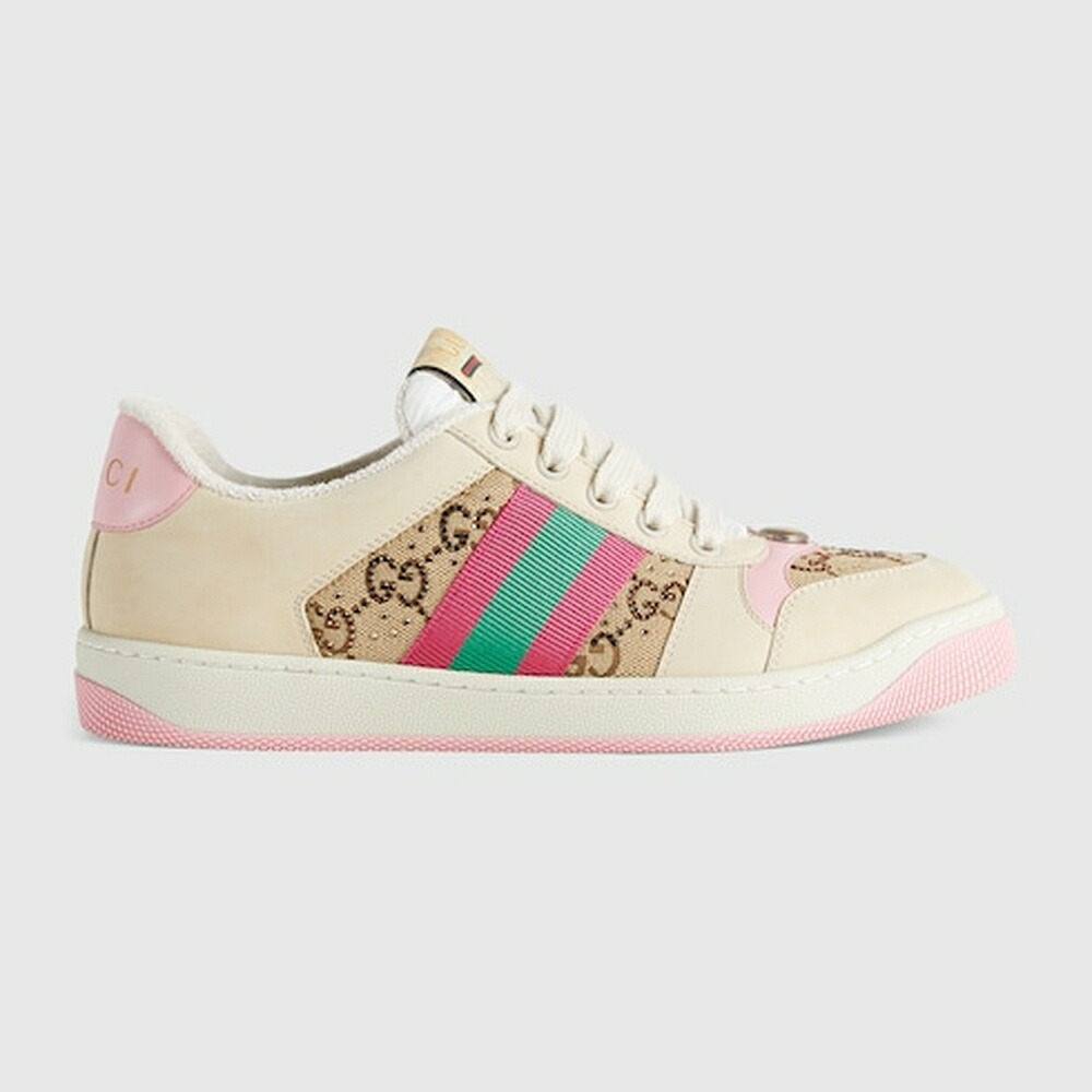 グッチ GUCCI レディース スクリーナー GG 水晶 スニーカー【貨物輸送無料】【置き目品】