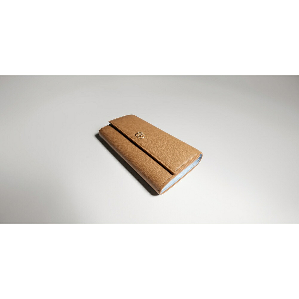 グッチ GUCCI レディース 日本限定 ダブルG バイカラー コンチネンタルウォレット【ブラウン レザー 】【送料無料】【正規品】|ブランドバッグ・雑貨CELEBRITY