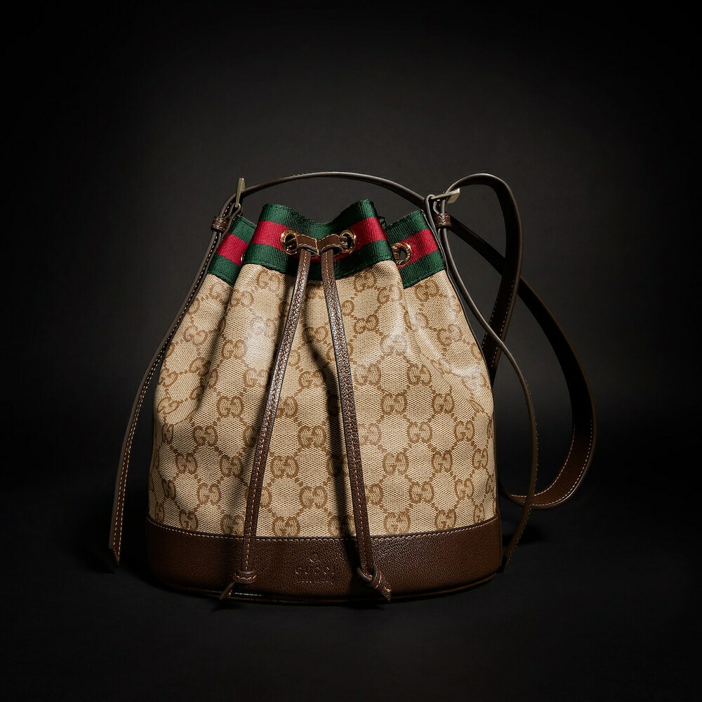 グッチ GUCCI レディース ヴェニス スモール バケットバッグ【サンド＆ブラウン GGキャンバス 】【送料無料】【正規品】｜ブランドバッグ・雑貨CELEBRITY