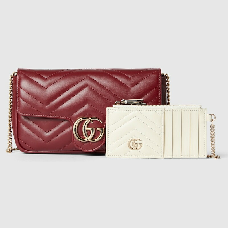 GUCCI グッチ GGマーモント スモール マルチポケットバッグ GUCCI ♪ GGマーモント スモール マルチポケットバッグ (GUCCI
