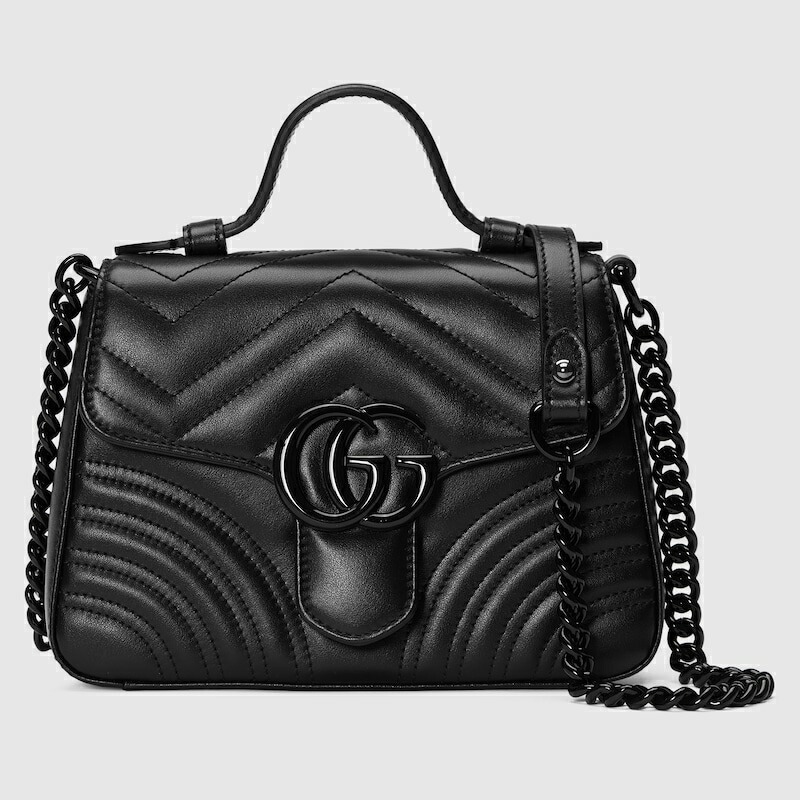 楽天市場】グッチ GUCCI トップハンドルバッグ GGマーモント